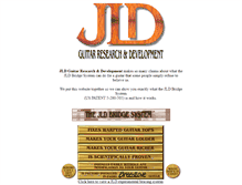 Tablet Screenshot of jldguitar.net